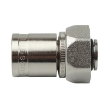 Резьбозажимное соединение 16x2.2-G 3/4" Евроконус, c гильзой в комплекте, никель Sanext (4935)