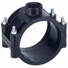 Седелка компрессионная с резьбовым отводом 110х1" (110х25)