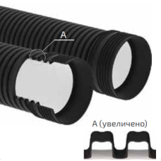 Труба КОРСИС ID 300/364 мм Р SN8 канализационная (6м)