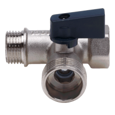 Кран для стиральной машины 1/2х1/2х3/4 шаровой