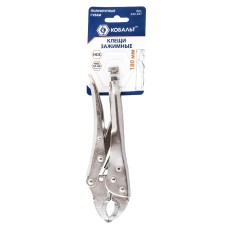 Клещи зажимные полукруглые губки 180 мм КОБАЛЬТ (244-247)