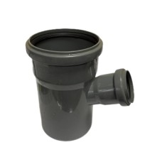ПВХ Тройник Д=110ммх050мм х 67° ПВХ Тройник Д=110ммх050мм х 67°
