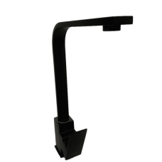 Смеситель для мойки Lemen 35 однорычажный (PURSH) R 97301E черный,гайка (нержавеющая сталь)