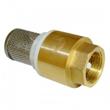Клапан обратный Д=25мм латунный с сеткой