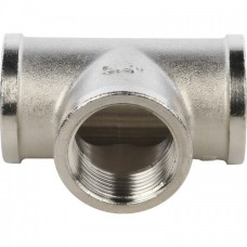 Тройник никелированный Д=25мм Тройник никелированный Д=25мм