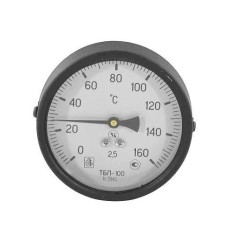 Термометр биметаллический Д=100 (0-150), L-50мм
