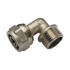 Уголок цанга+штуцер 16х1/2