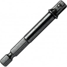 Адаптер квадрат 1/4" для головок, длина 65 мм ПРАКТИКА (776-690)