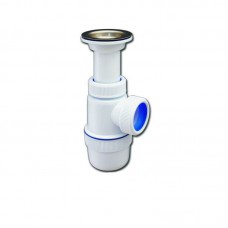 Сифон бутылочный "ЭЛИТ" литой выпуск, нержавеющая чашка (30980612)